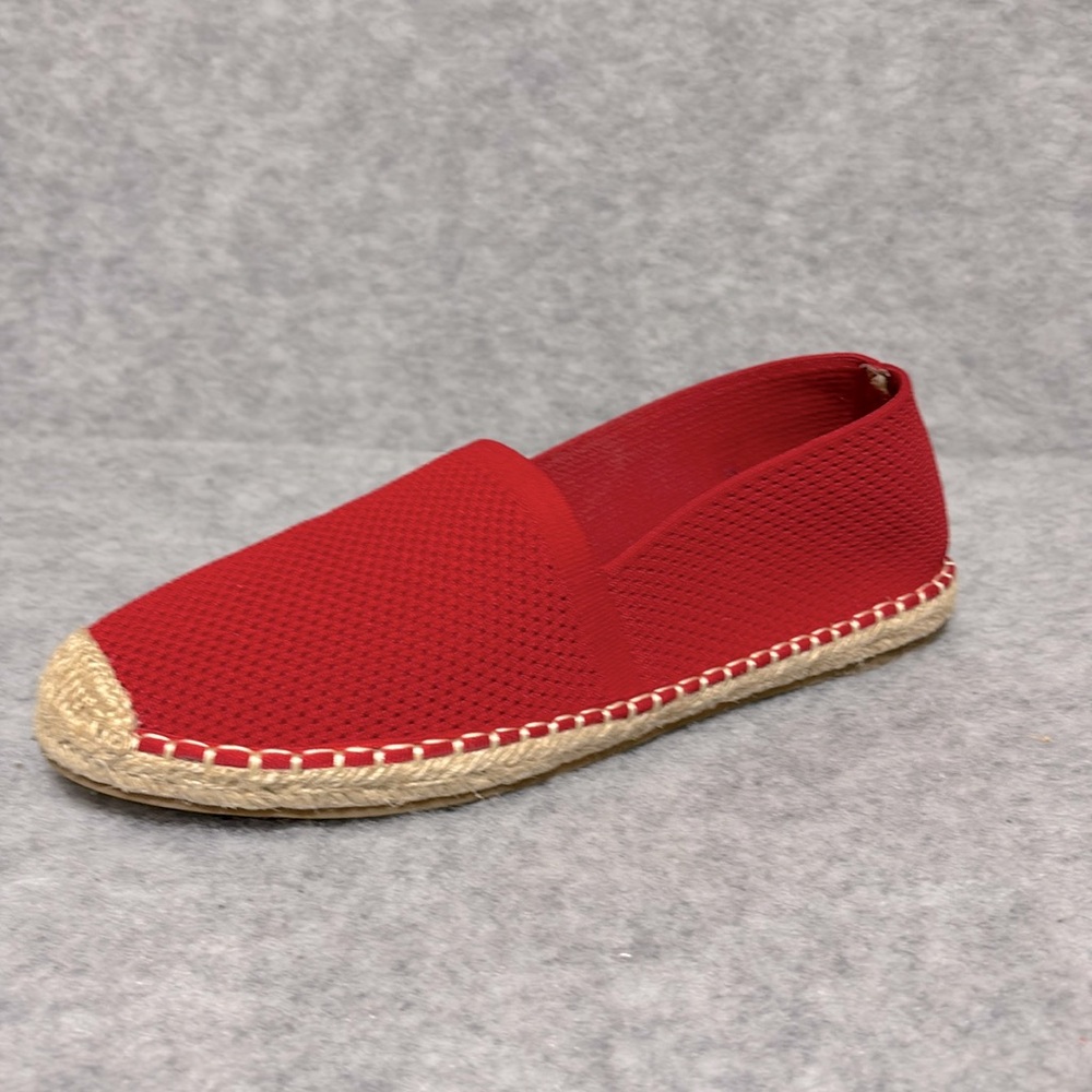 Eileen Fisher Live Red Almond Espadrilles Flats Size 9